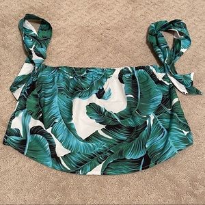 Palm Leaf Crop Top
